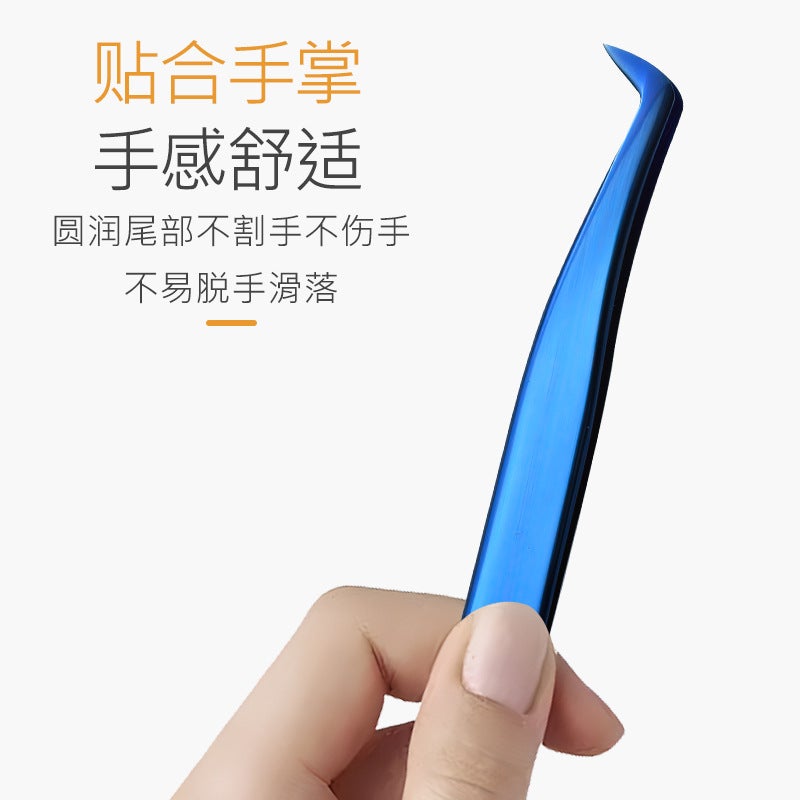 High Density Grafting False Eyelash Tweezers Eyelash Beautician Grafting Planting Eyelash Clip Stainless Steel Flowering Golden Feather Clip - Image 5
